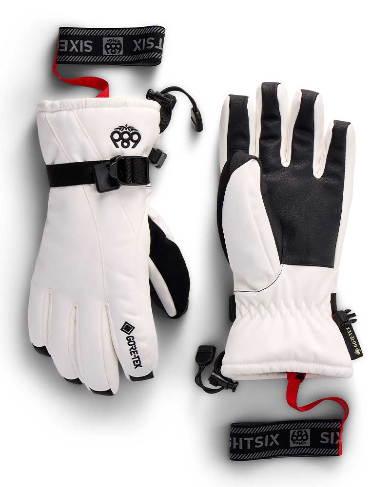686 Women's Gore-Tex Linear Glove White 2027
