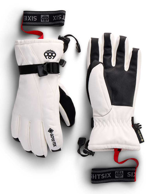 686 Women's Gore-Tex Linear Glove White 2027