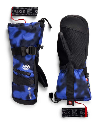 686 Women's Gore-Tex Smarty Gauntlet Mitt Alpenglow Blue Dark Skies 2027