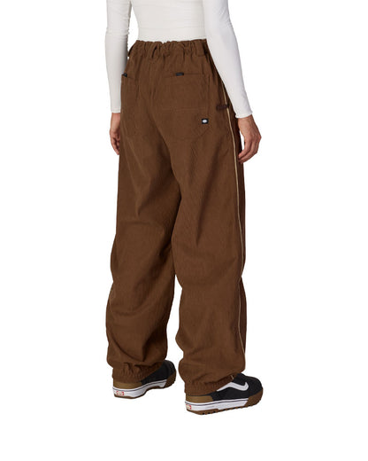 686 Women's Hellkat Shell Pant Dark Earth Grid Corduroy 2027