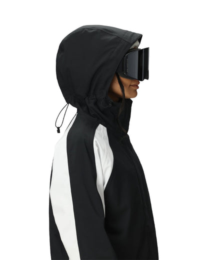 686 Women's Hologram Shell Jacket Black Colorblock 2026