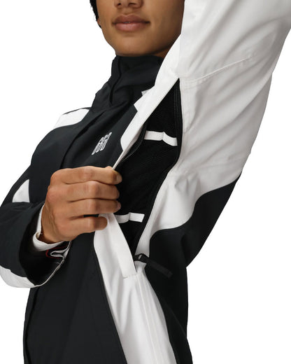 686 Women's Hologram Shell Jacket Black Colorblock 2026