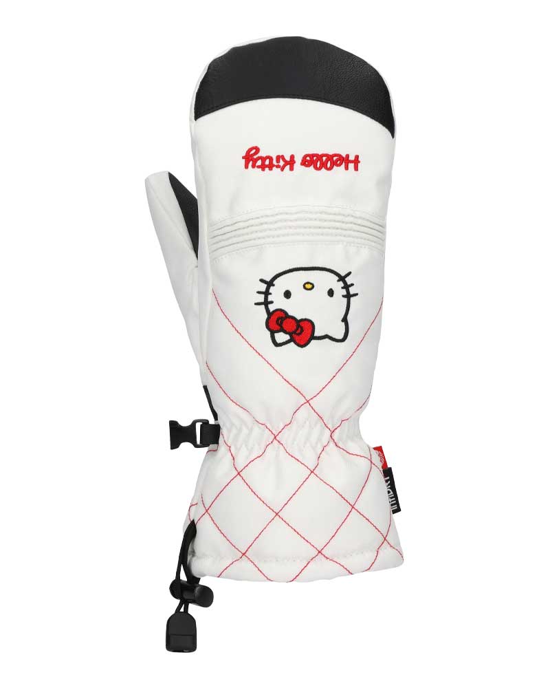 686 Women's Jubilee Mitt Hello Kitty White 2026