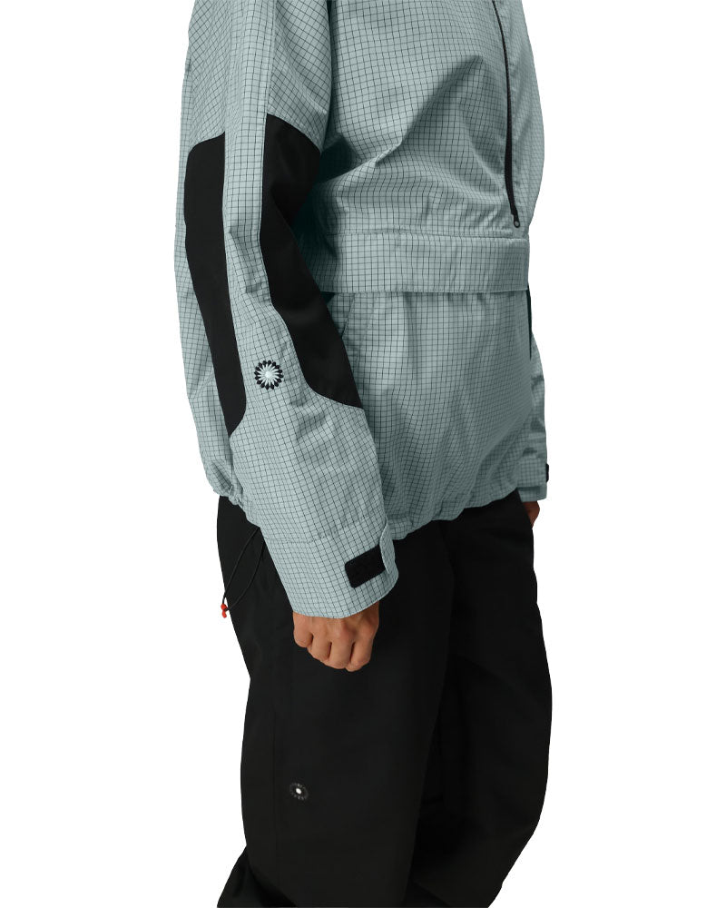 686 Women's Outline Shell Anorak Dusty Marine Grid 2026