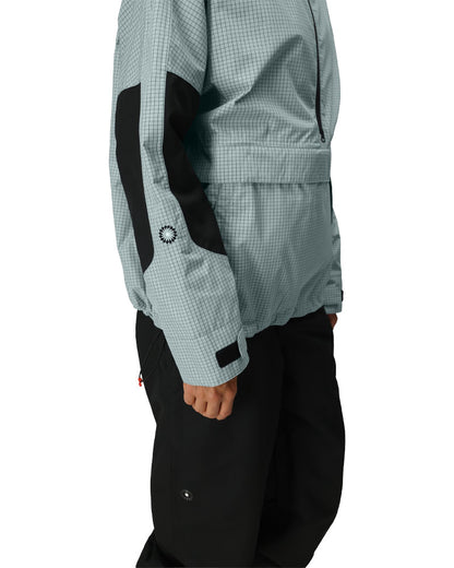 686 Women's Outline Shell Anorak Dusty Marine Grid 2026