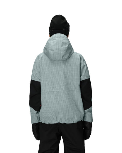 686 Women's Outline Shell Anorak Dusty Marine Grid 2026