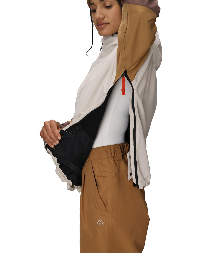 686 Women's Outline Shell Anorak Limestone Colorblock 2026