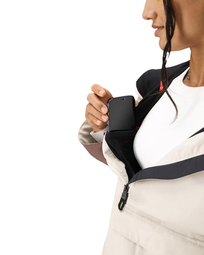 686 Women's Outline Shell Anorak Limestone Colorblock 2026