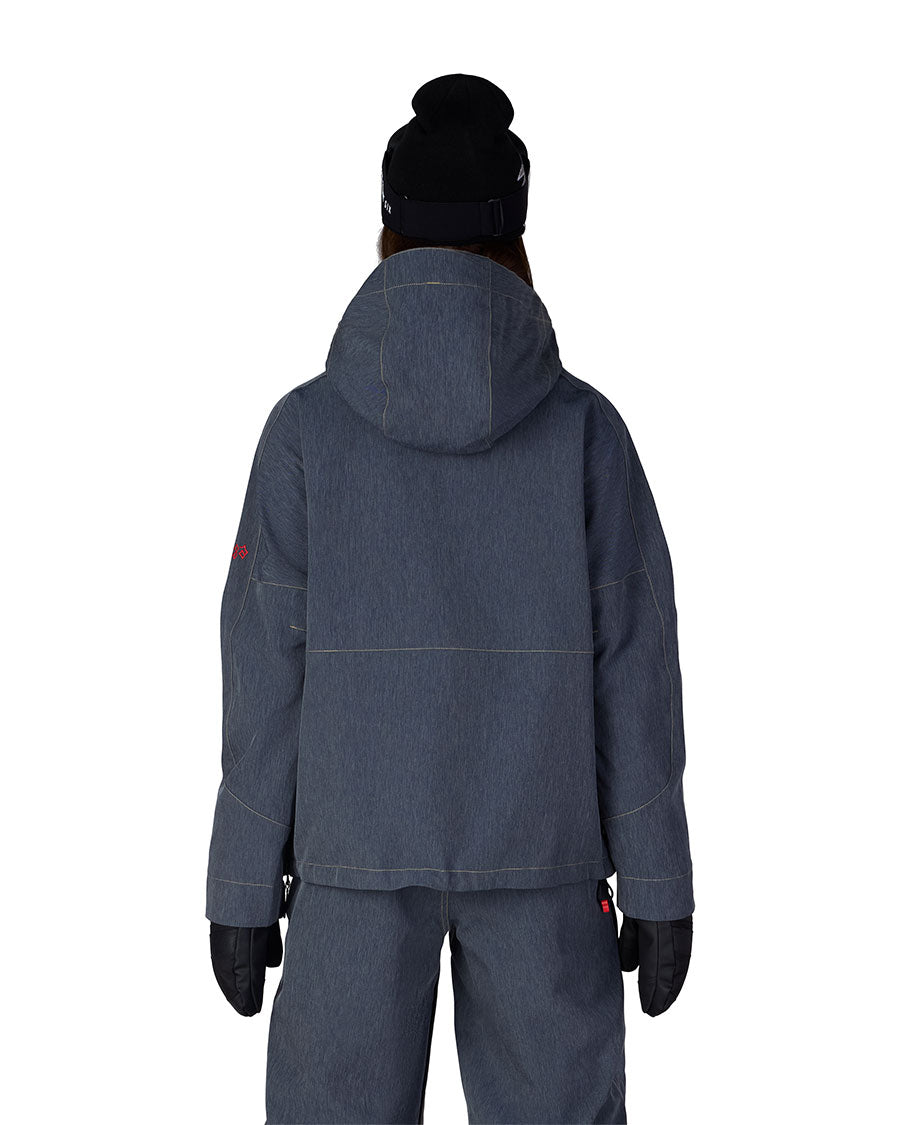 686 Women's Outline Shell Anorak Navy Denim 2027