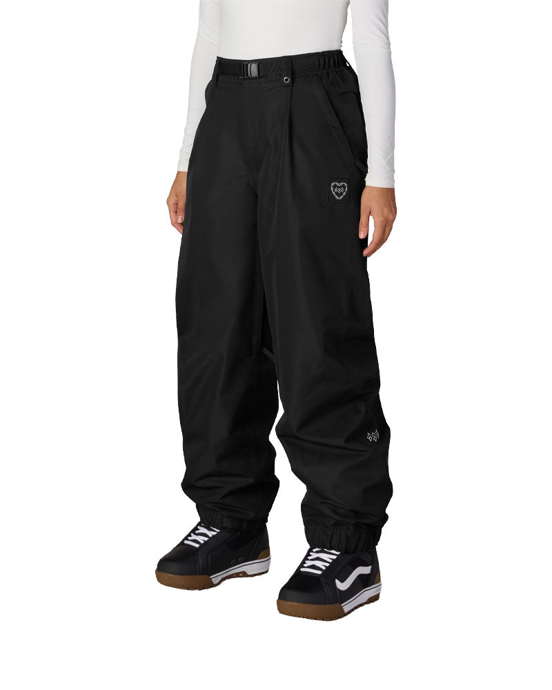 686 Women's Outline Shell Pant Black Heart 2027