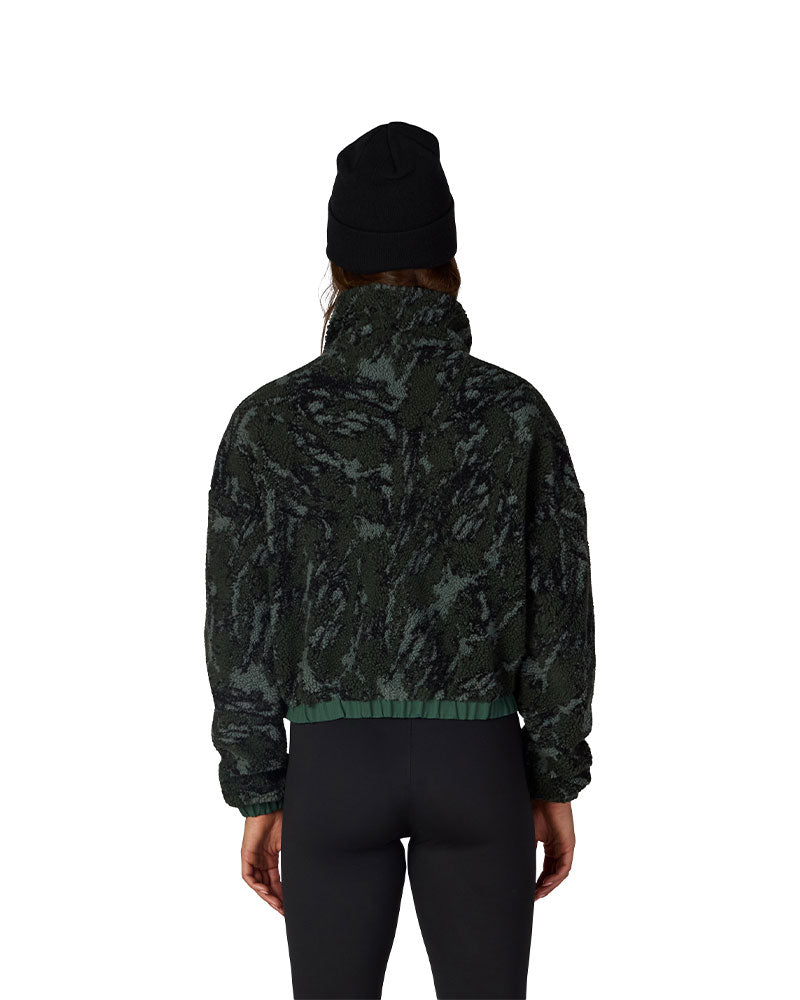 686 Women's Outpost Sherpa Jacket Moss Green Scratch Camo 2027