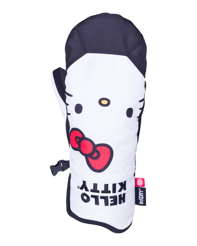 686 Women's Revel Mitt Hello Kitty White 2026