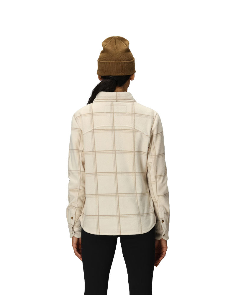 686 Women's Sierra Nevada Fleece Button Up Limstone Plaid 2026