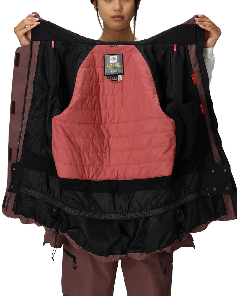 686 Women's Whisper Insulated Jacket Peppercorn 2026