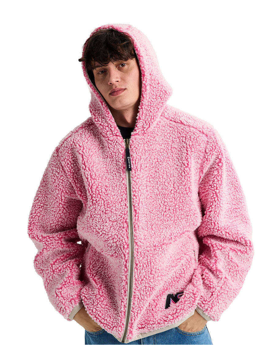 AG Rev Sherpa Jacket Stone Grey/Plush Pink 2026