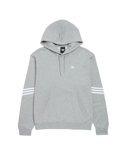 Adidas Classic Skate Hoodie Medium Grey Heather/White