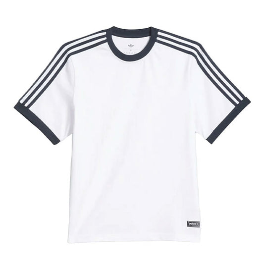 Adidas FSBS Ringer T-Shirt White/Aura Ink