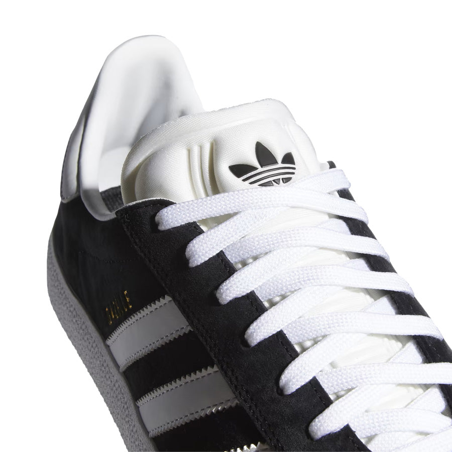 Adidas Gazelle Adv Shoe Black/White/Gold