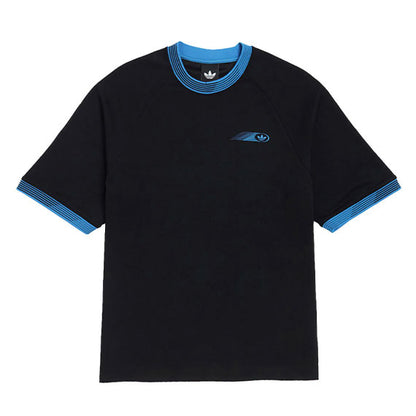Adidas Skate Form T-Shirt Black/Lucid Ray Blue