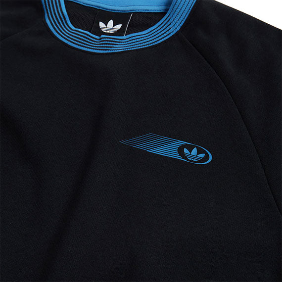 Adidas Skate Form T-Shirt Black/Lucid Ray Blue