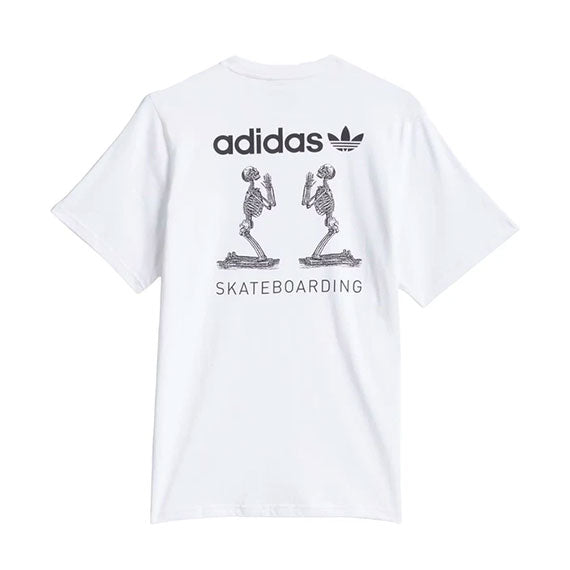 Adidas Skateboarding Skeletons T-Shirt White