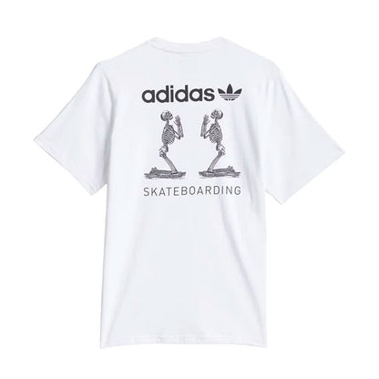 Adidas Skateboarding Skeletons T-Shirt White
