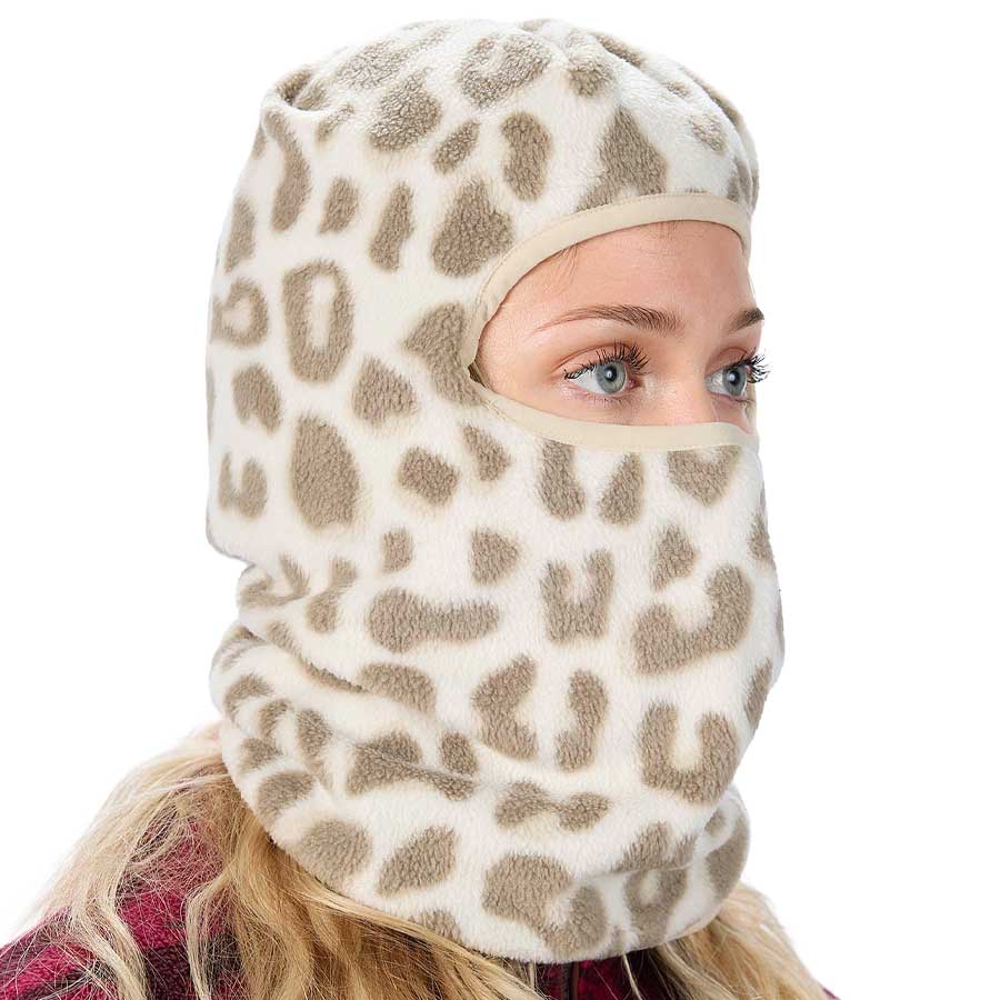 Airblaster Cozy Fleece Face Tube Moon Leopard 2027