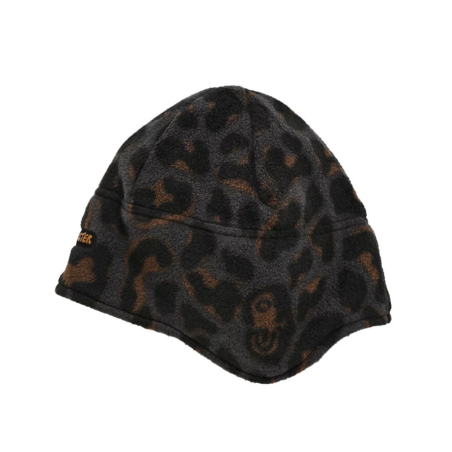 Airblaster Dropdown Fleece Hat Black Leopard 2027