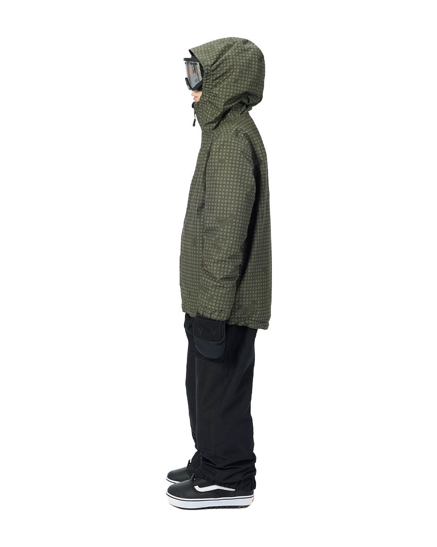 Airblaster Kids' Access Jacket Olive Grid 2027