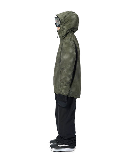 Airblaster Kids' Access Jacket Olive Grid 2027