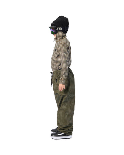 Airblaster Kids' Access Pant Olive Grid 2027