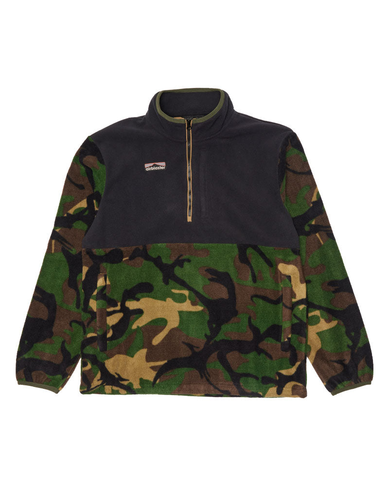 Airblaster Men's Fleece Half Zip Dinoflage XL 2026