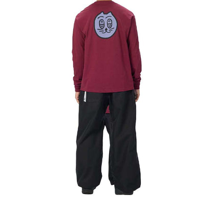 Airblaster Women's Nai Cat Long Sleeve Burgundy 2027