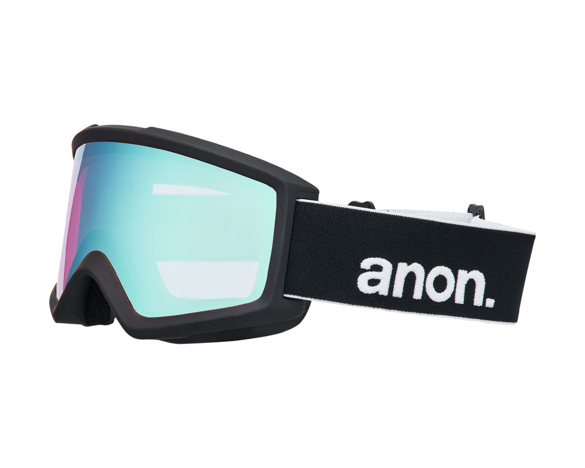 anon black goggles Anon Helix 2.0 Goggle Black/Perceive Variable Blue + Bonus Lens 2026 – The Source Snowboard & Skate
