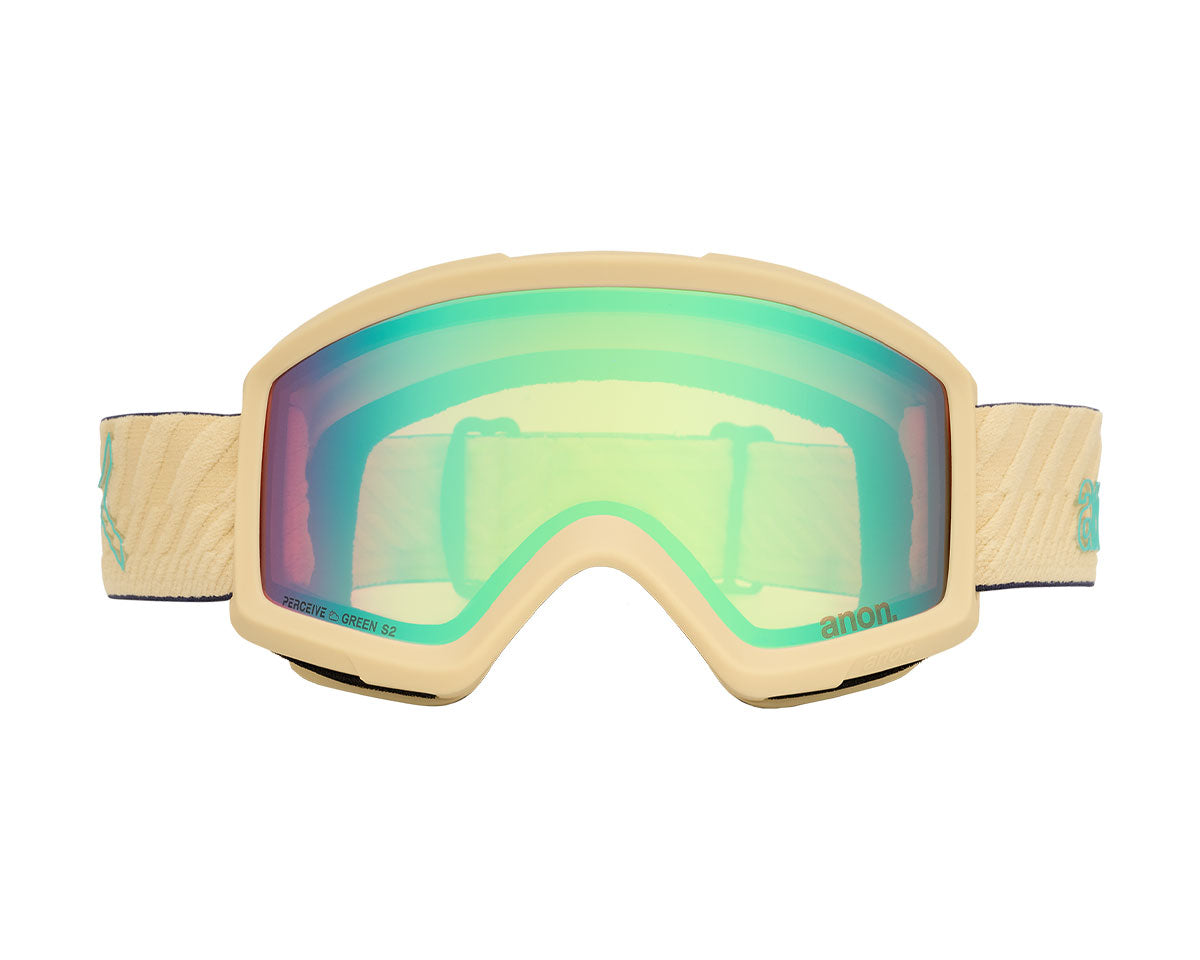 Anon Helix 2.0 Goggles Beechwood/Perceive Variable Green + Bonus Lens 2027