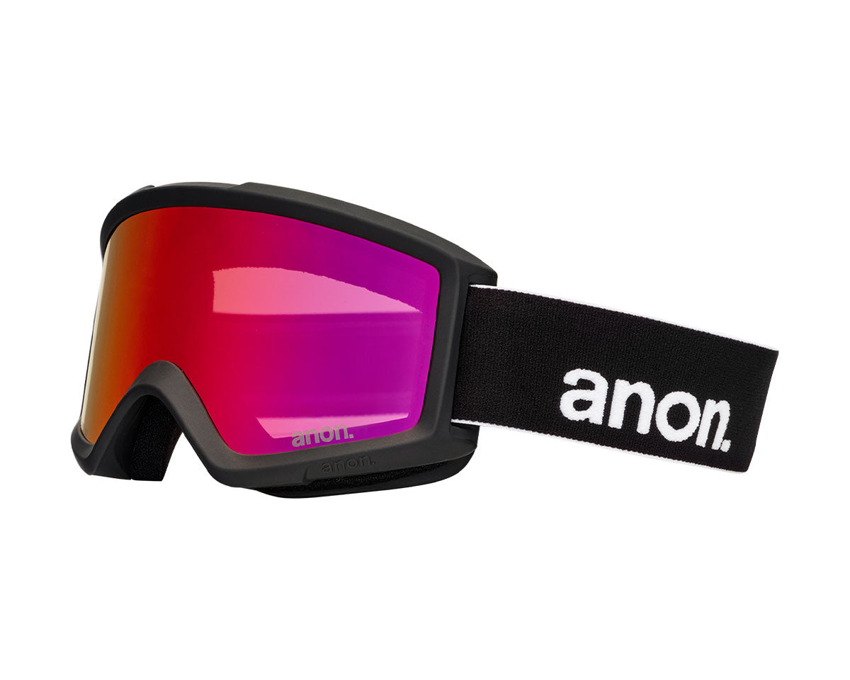 Anon Helix 2.0 Goggles Black/Perceive Sunny Red + Bonus Lens 2027