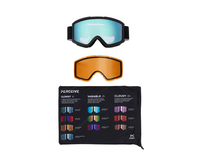 Anon Helix 2.0 Goggles Black/Perceive Variable Blue + Bonus Lens 2027