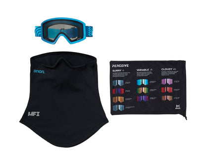 Anon Kids' Tracker 2.0 Goggle Island Blues/Smoke + MFI Face Mask 2026