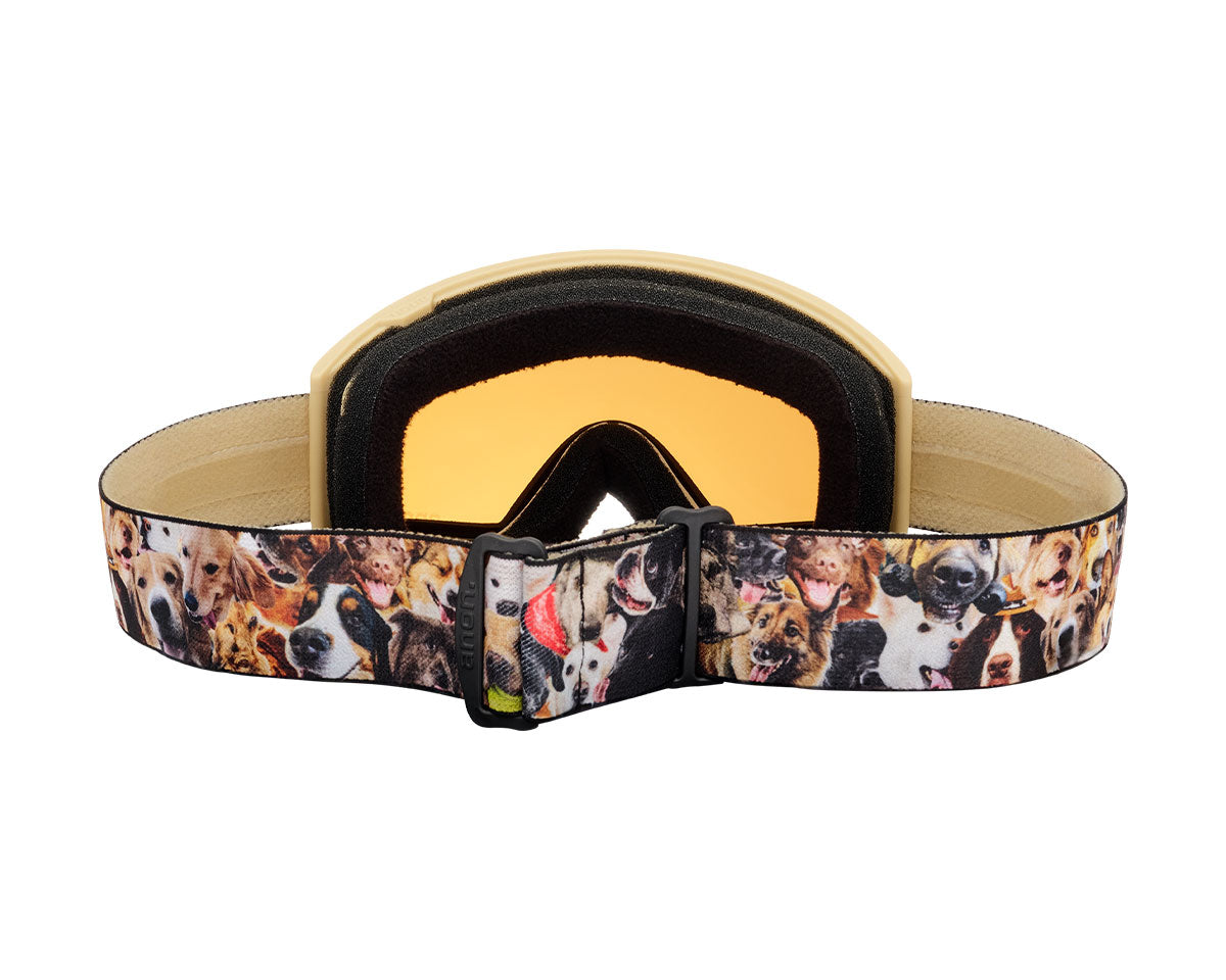 Anon Kids' Tracker 2.0 Goggle Shop Dogs / Silver Amber + MFI Face Mask 2027