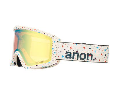 Anon Kids' Tracker 2.0 Goggle Speckles/Gold Amber + MFI Face Mask 2026