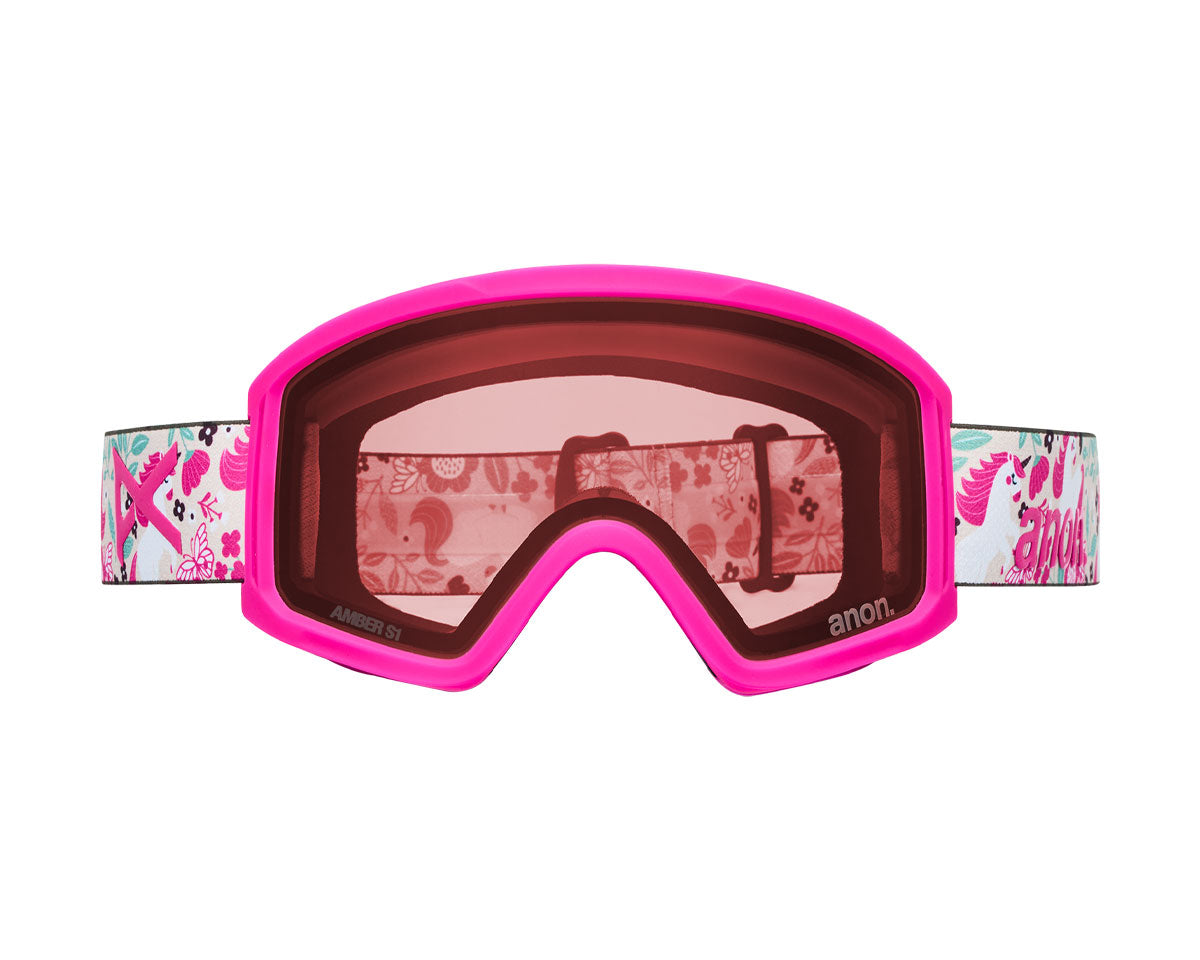 Anon Kids' Tracker 2.0 Goggle Unicorns/Pink Amber + MFI Face Mask 2026