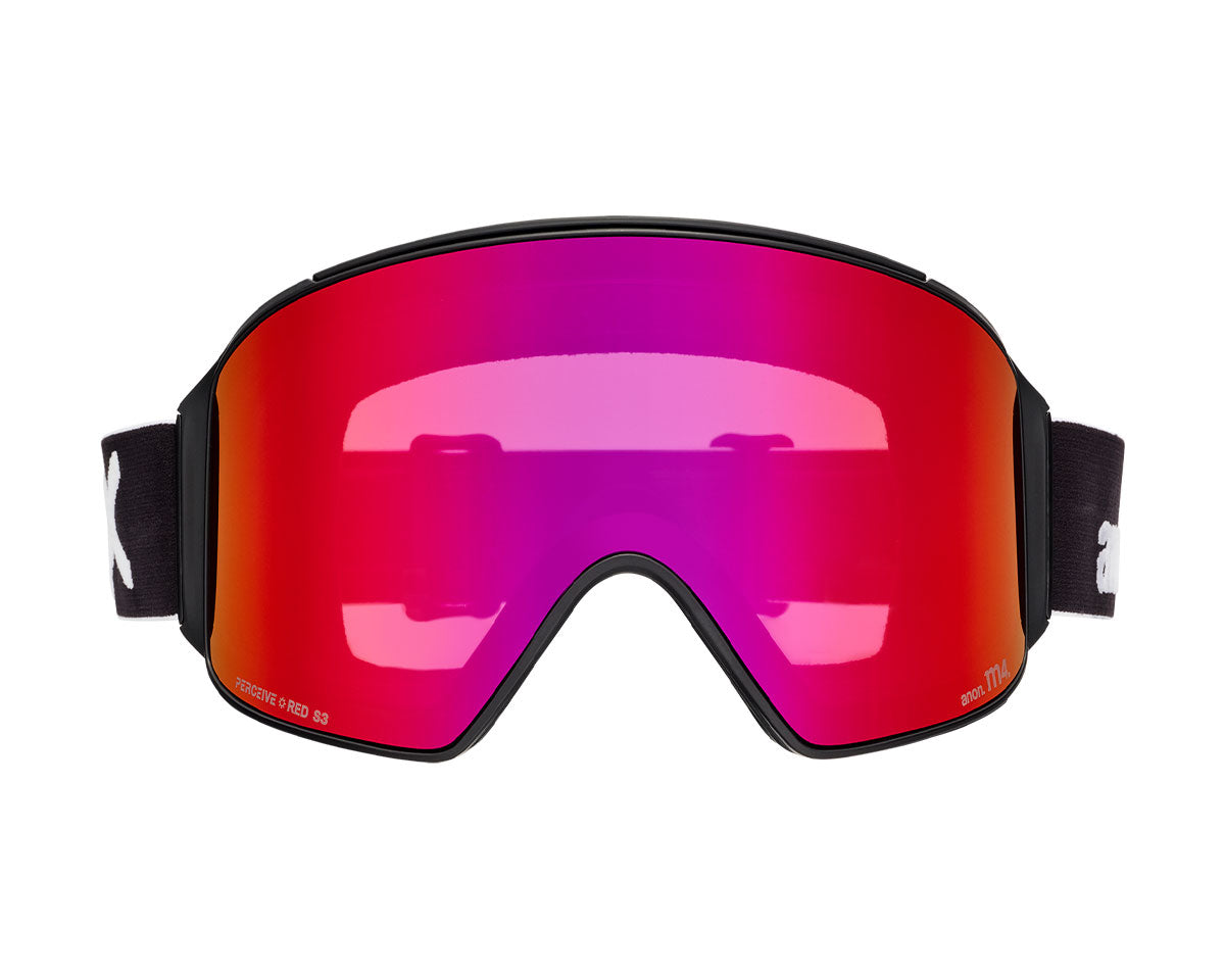 Anon M4 Goggle Black/Perceive Sunny Red + Bonus Lens + MFI Face Mask 2027