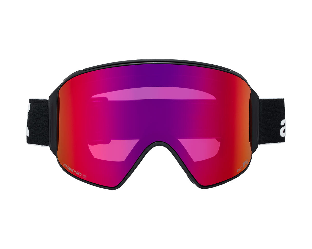 Anon M4 Goggle Black/Perceive Sunny Red + Bonus Lens + MFI Face Mask 2026