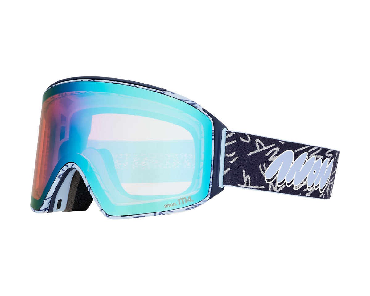 Anon M4 Goggle Lbmidnightgus / Perceive Variable Blue + Bonus Lens + MFI Face Mask 2027
