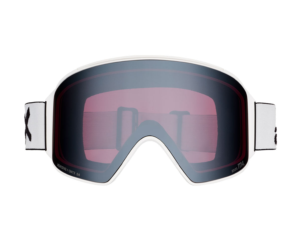 Anon M4 Low Bridge Goggle White/Perceive Sunny Onyx + Bonus Lens + MFI Face Mask 2027