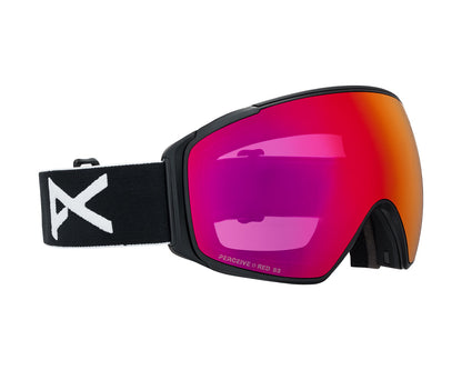 Anon M4S Goggle Black/Perceive Sunny Red + Bonus Lens + MFI Face Mask 2026