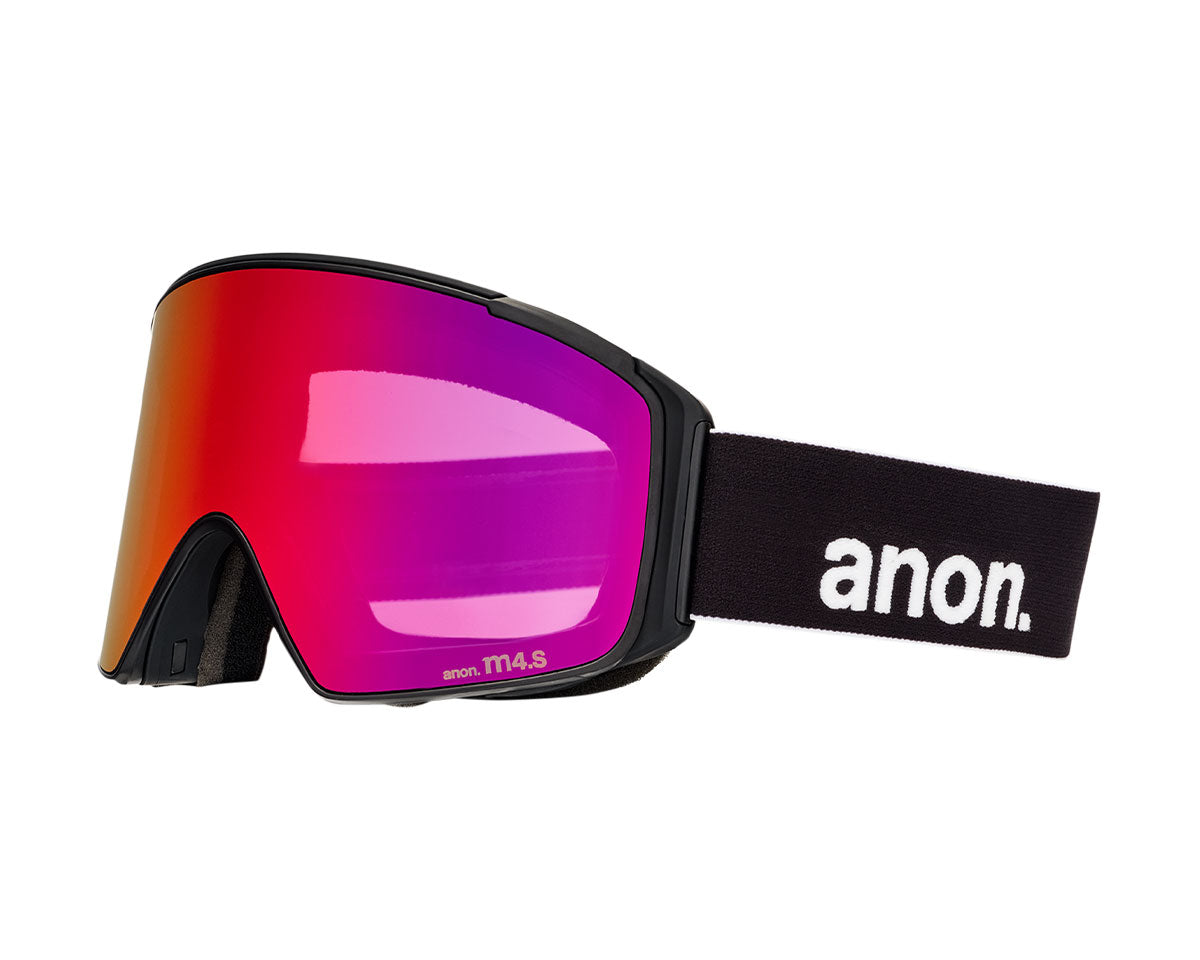 Anon M4S Goggle Black/Perceive Sunny Red + Bonus Lens + MFI Face Mask 2027