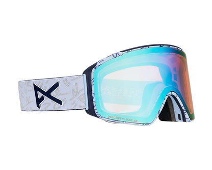 Anon M4S Goggle Lbmidnightgus / Perceive Variable Blue + Bonus Lens + MFI Face Mask 2027