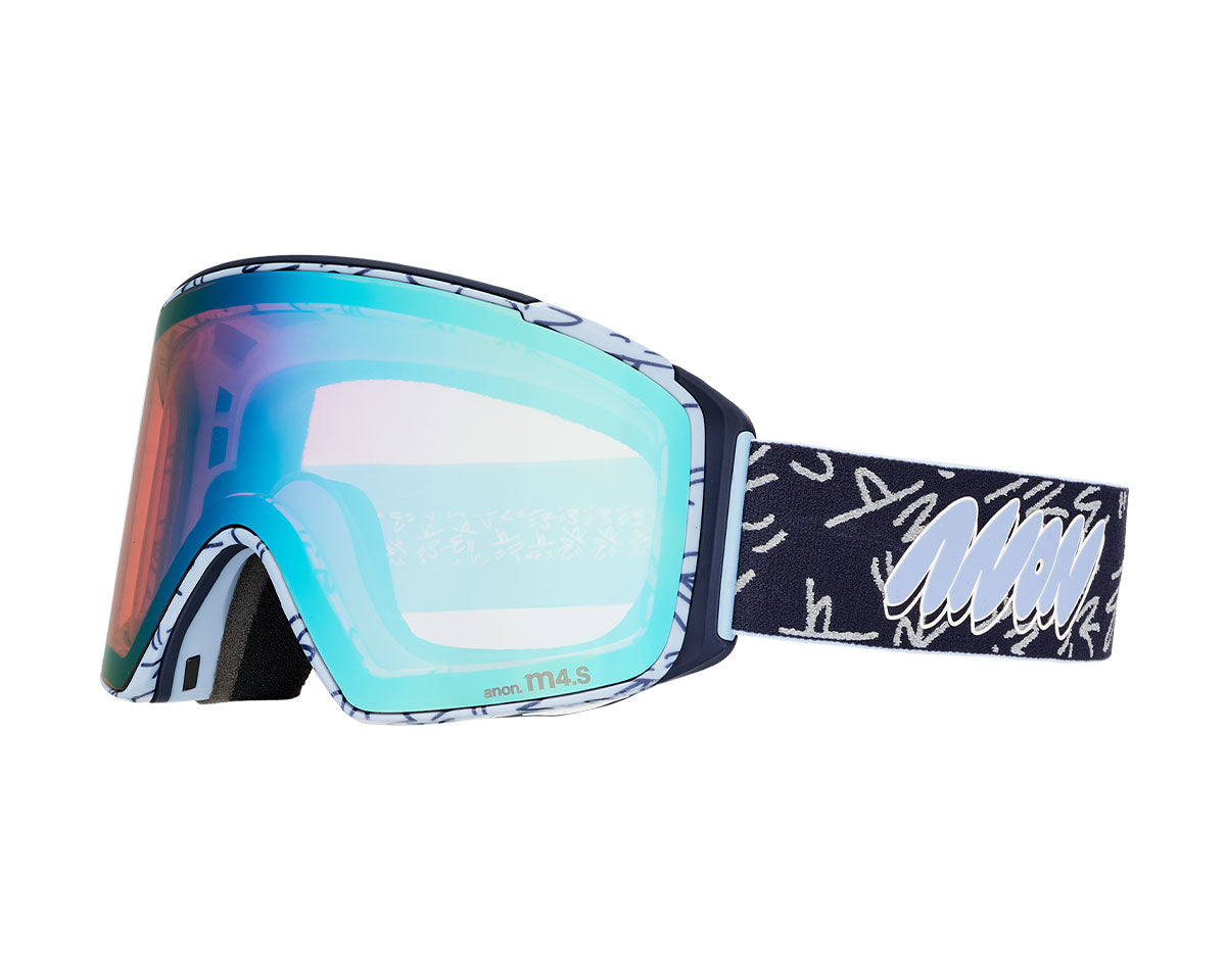 Anon M4S Goggle Lbmidnightgus / Perceive Variable Blue + Bonus Lens + MFI Face Mask 2027