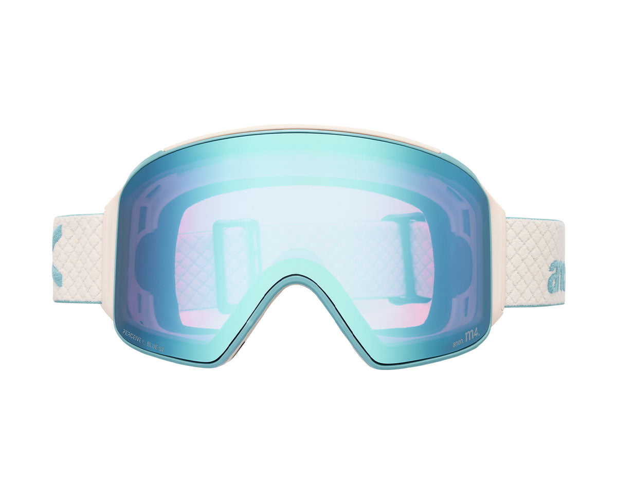 Anon M4S Low Bridge Goggle Oat/Perceive Variable Blue + Bonus Lens + MFI Face Mask 2026